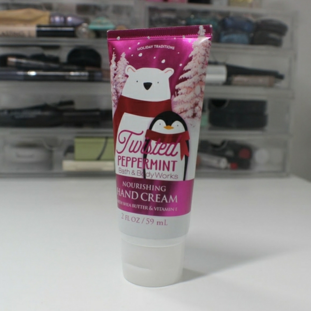 B&BW Twisted Peppermint Shea Nourishing Hand Cream - Picture 2 of 2